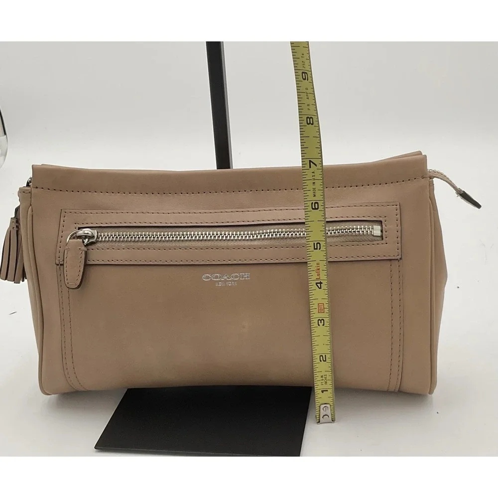 Coach beige leather